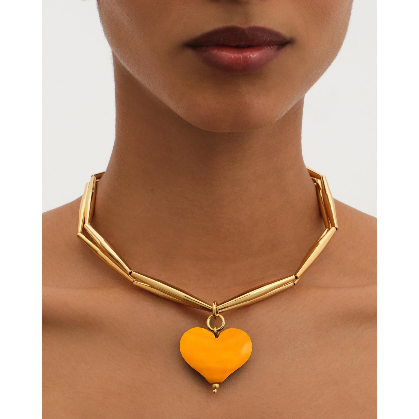 Cuore Duo Necklace - Sunshine