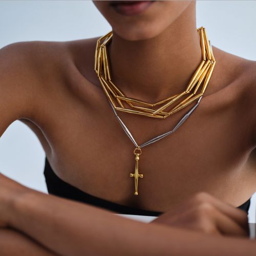 Lumia Helia Multi Chain Necklace