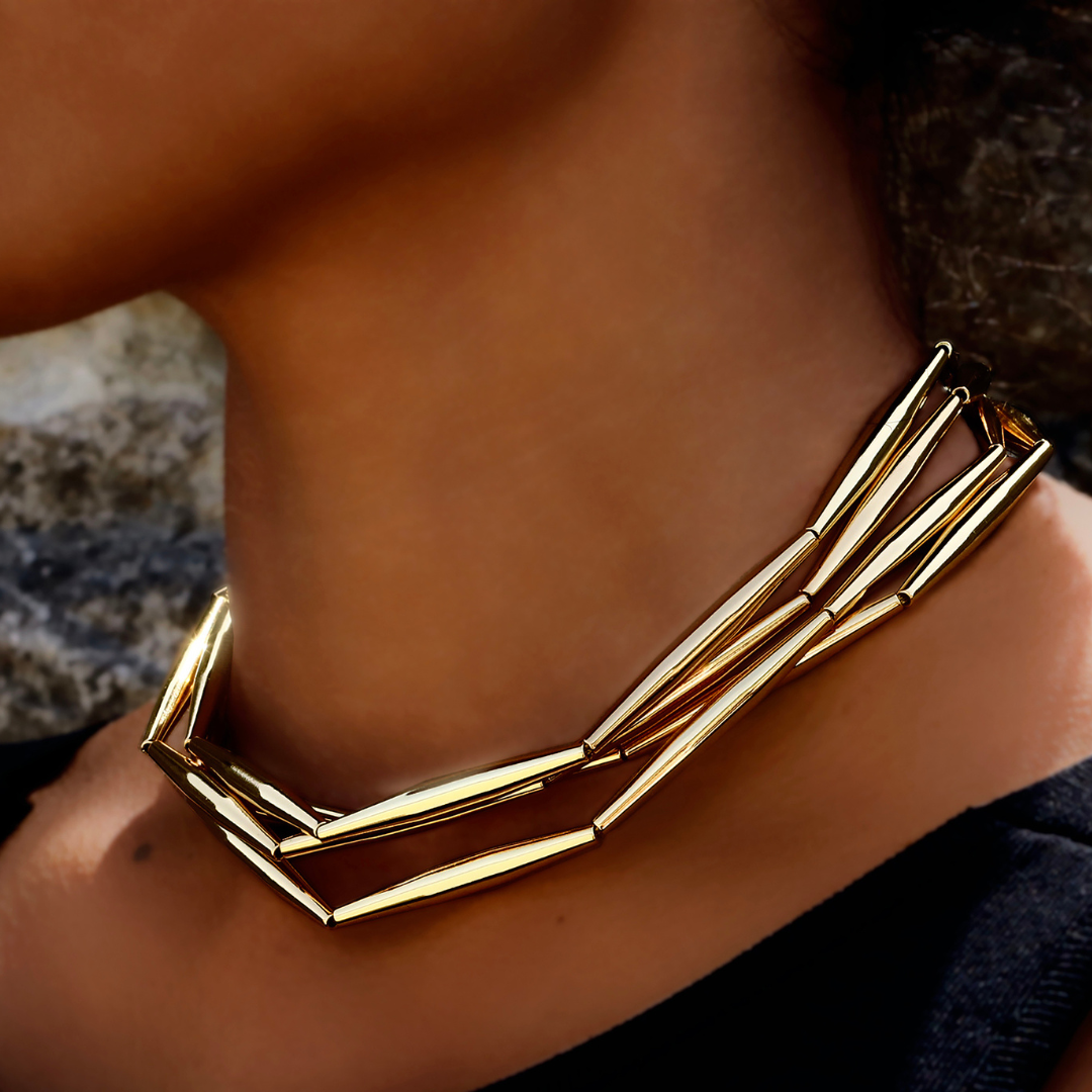 Lumia Helia Multi Chain Necklace
