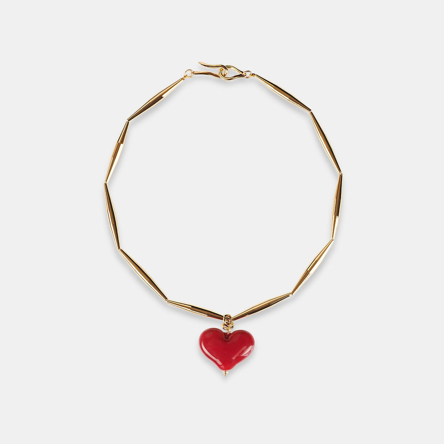 Cuore Necklace - Burgundy