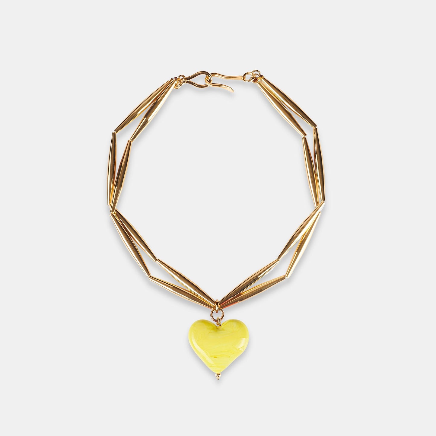 Cuore Duo Necklace - Lemon