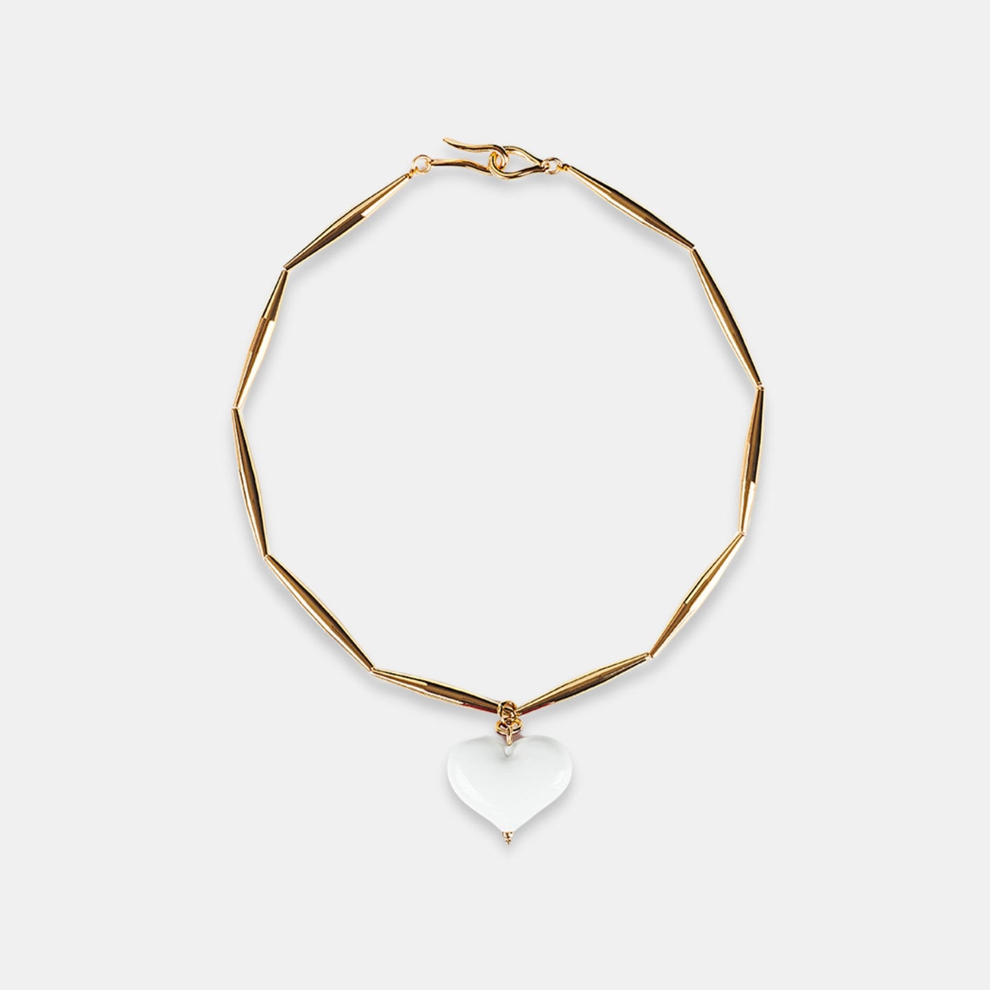 Cuore Necklace - Snow White