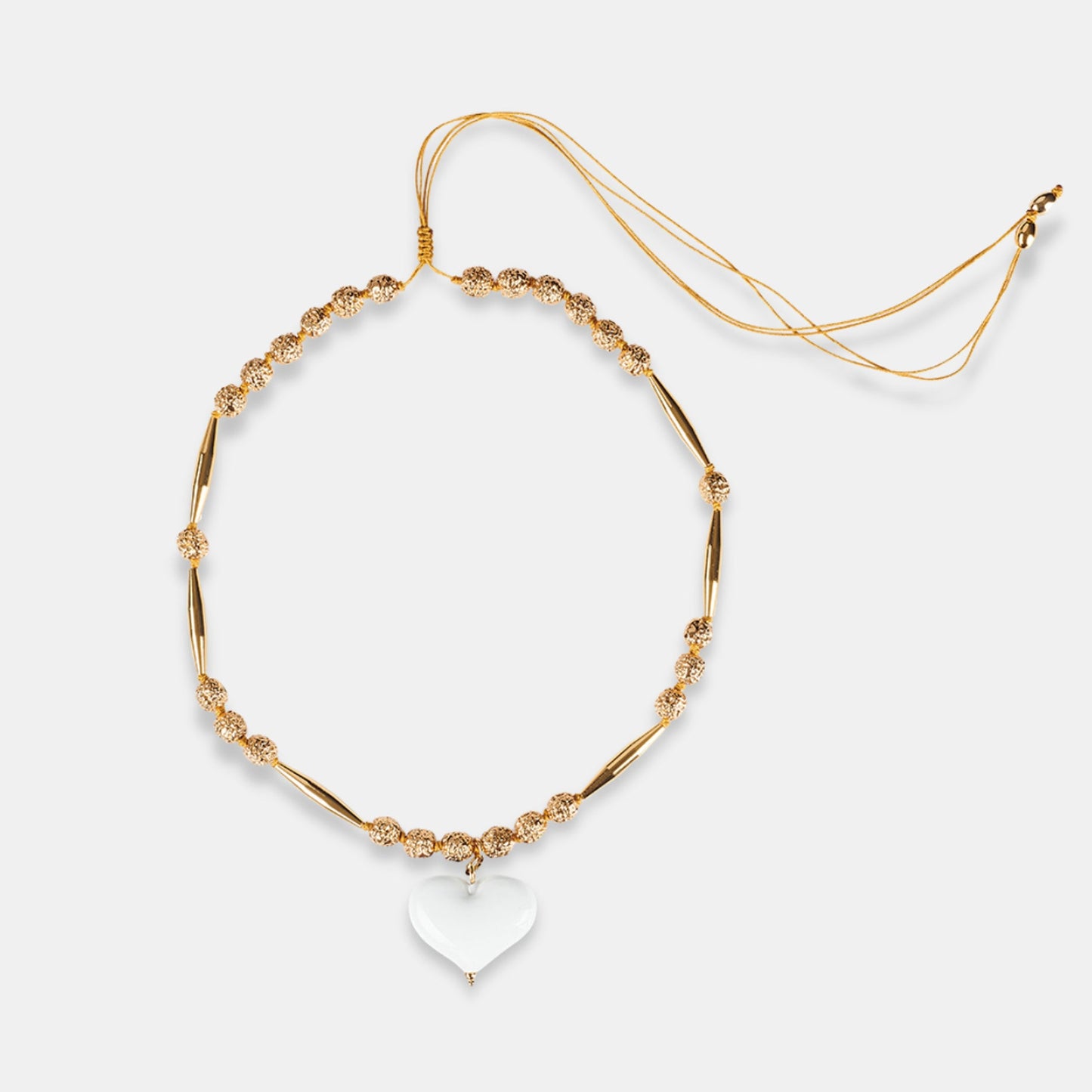 Cuore Necklace III - Snow White