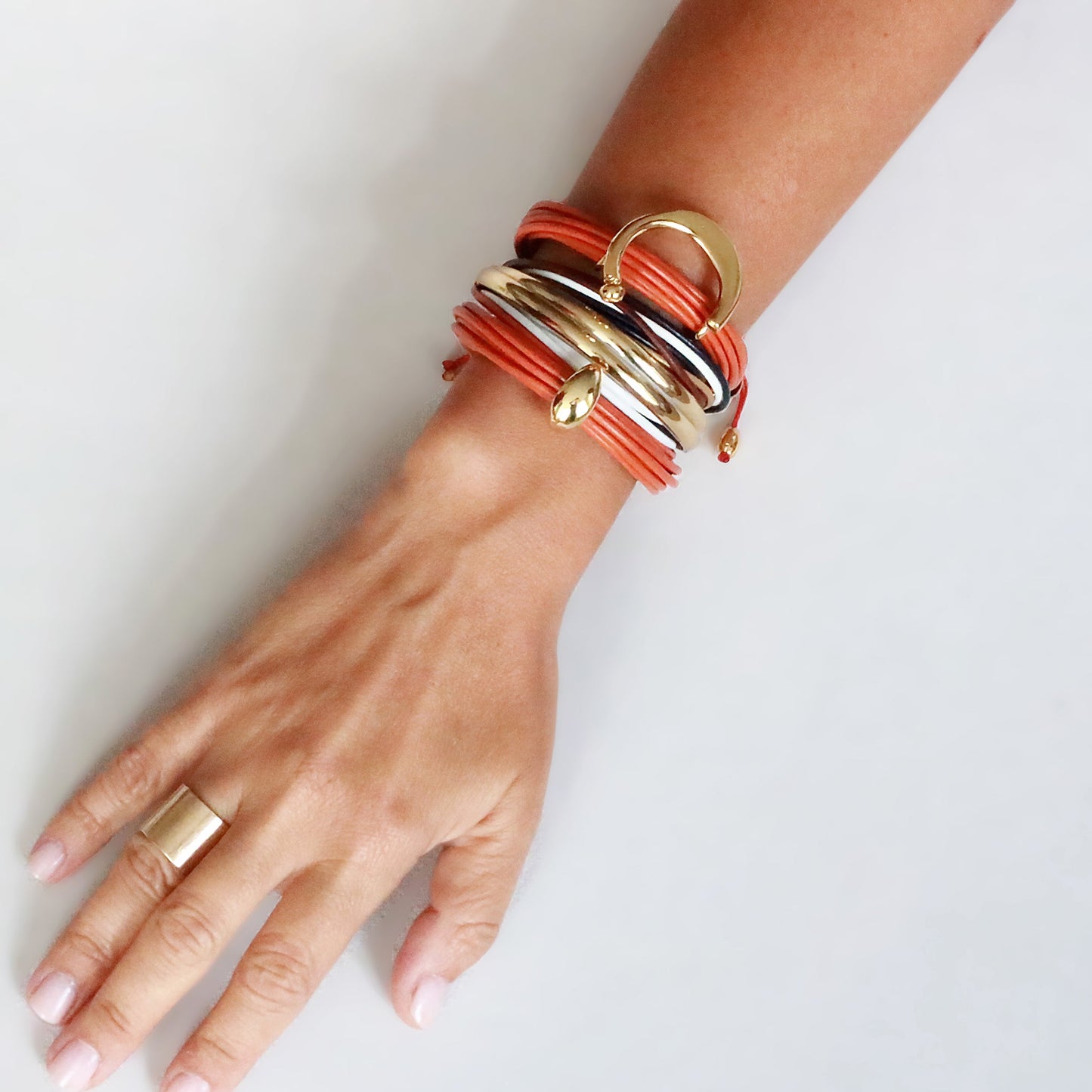 Terra Mali Bracelet In Orange