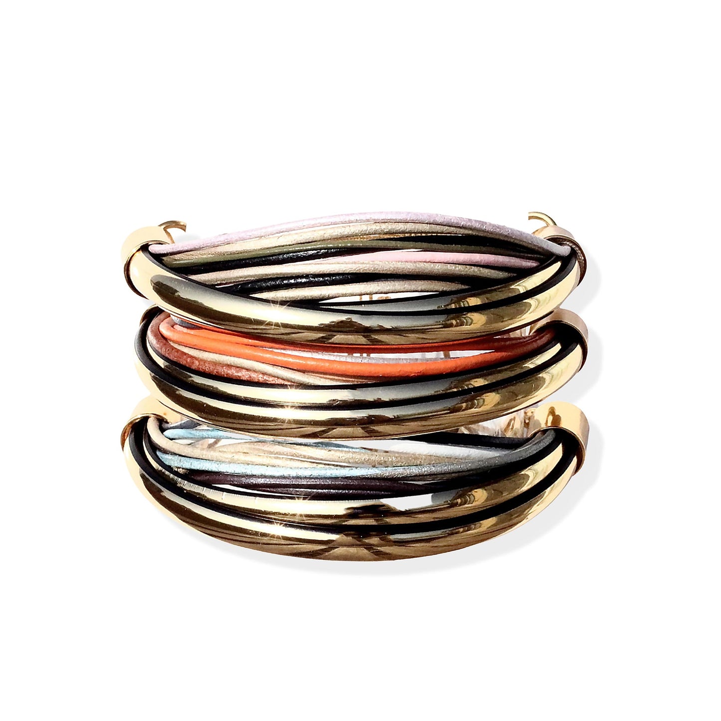 Terra Sahra Classic Bracelet Set In Gold
