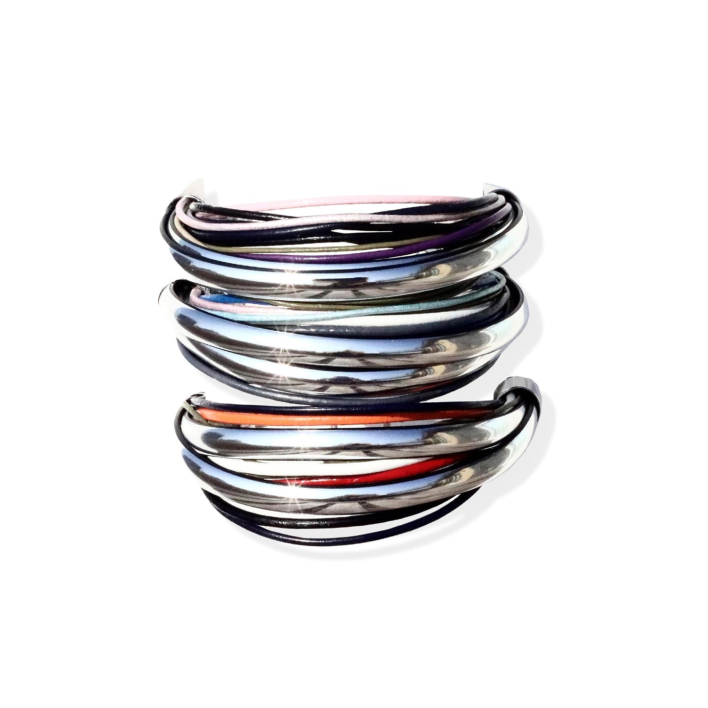 Terra Sahra Classic Bracelet Set In Silver