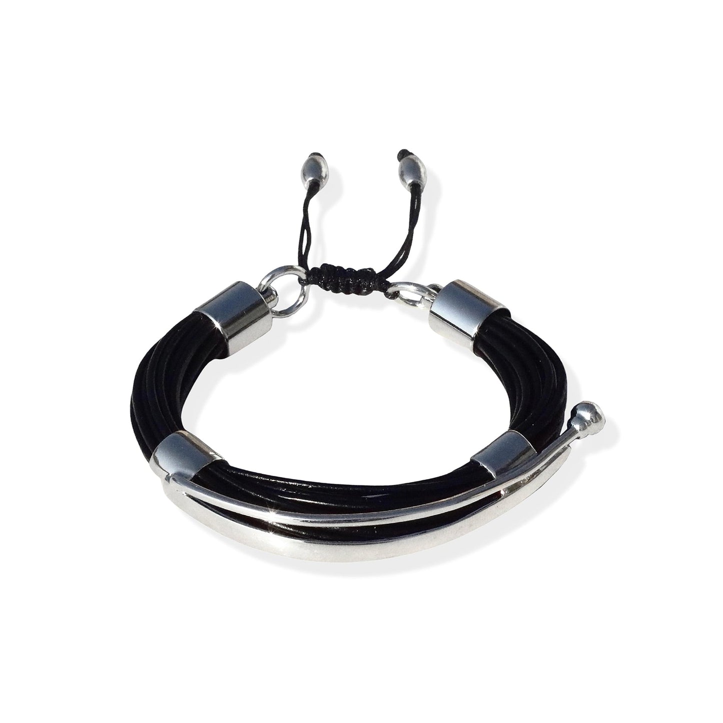 Terra Nile Bracelet In Black and Silver