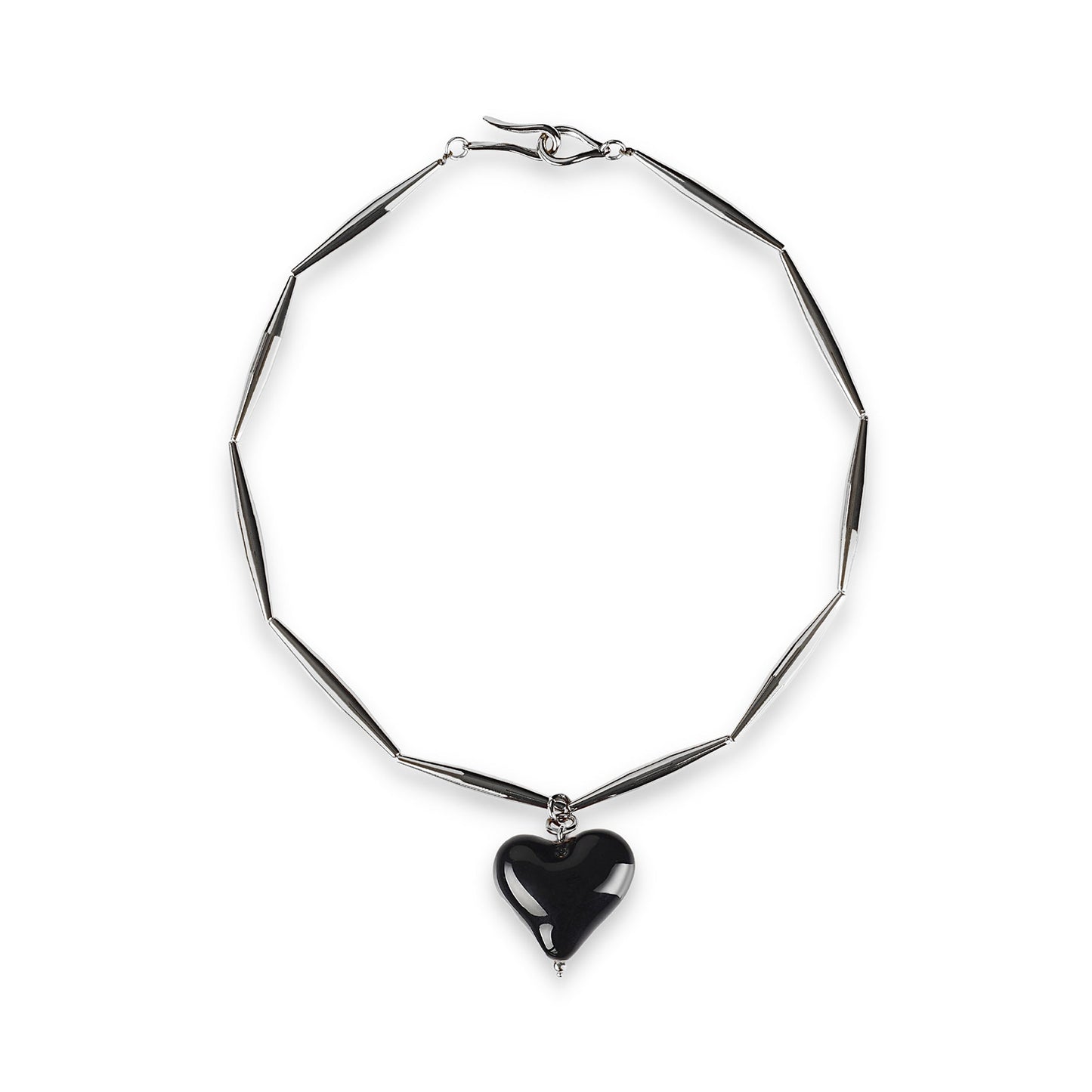 Cuore Necklace In Silver - Bitter