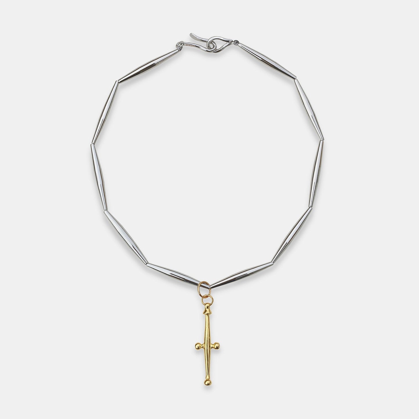 Lumia Talismans Necklace in Silver - Sword Pendant