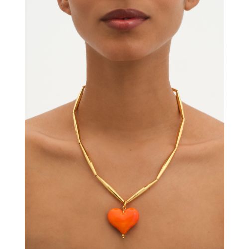 Cuore Necklace - Mandarin
