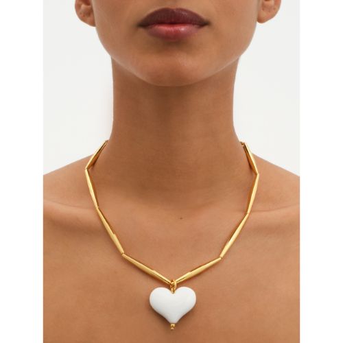 Cuore Necklace - Snow White