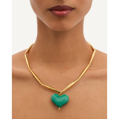Cuore Necklace - Mint