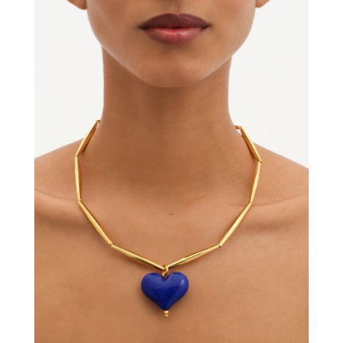 Cuore Necklace - Sky Blue
