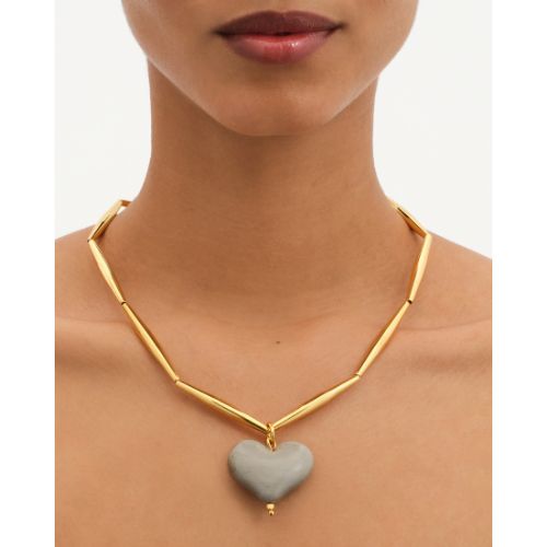 Cuore Necklace - Grey