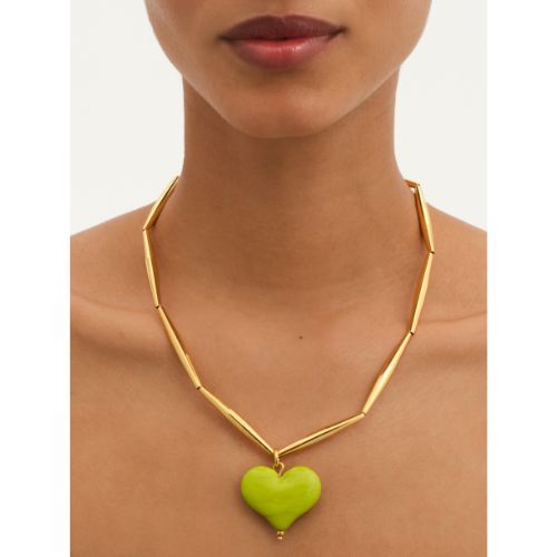 Cuore Necklace - Pistachio