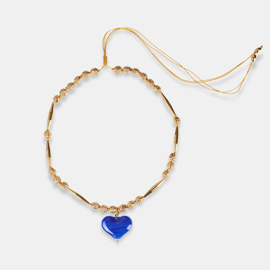 Cuore Necklace III - Sky Blue