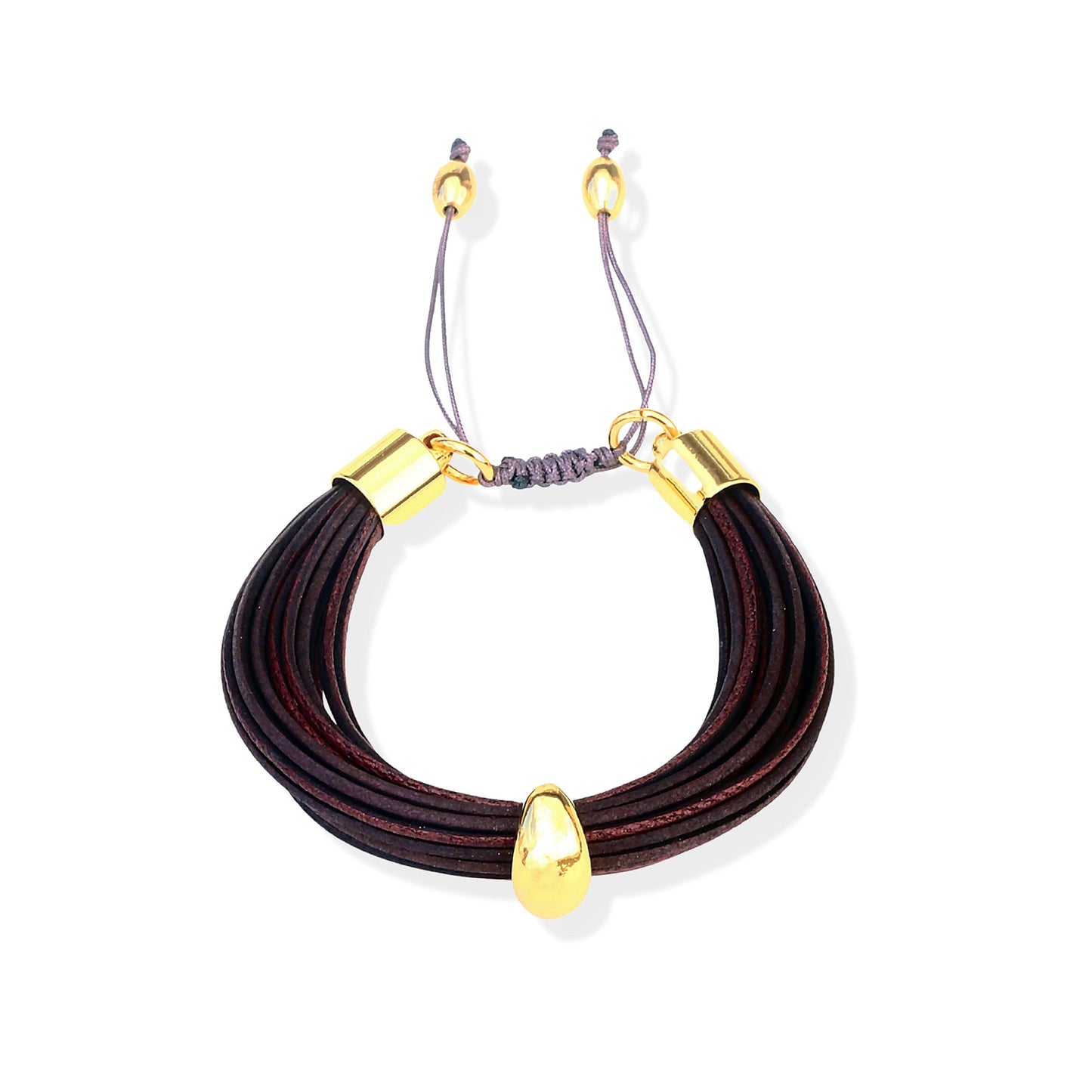 Terra Mali Bracelet In Burgundy