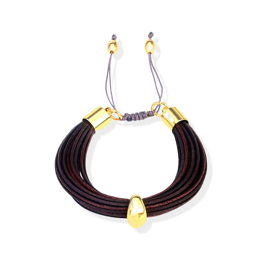 Terra Mali Bracelet In Burgundy