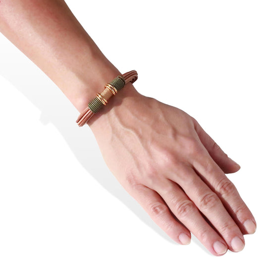Terra Tonga Bracelet In Neutral / Khaki