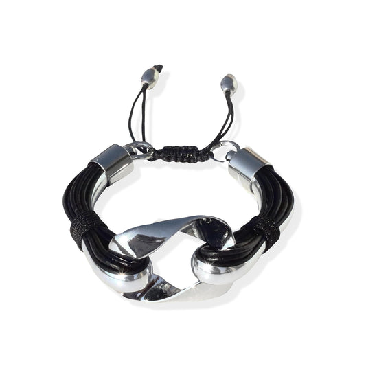 Terra Laya Bracelet In Black and Silver