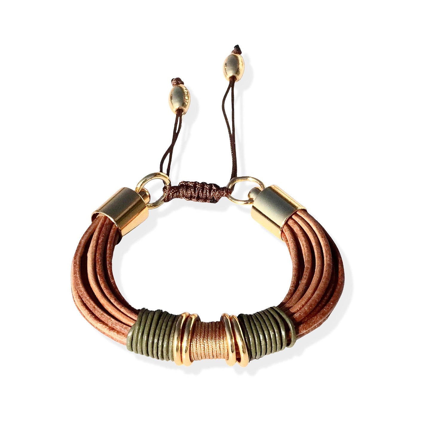 Terra Tonga Bracelet In Neutral / Khaki