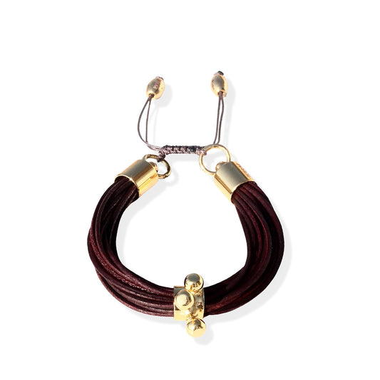 Terra Gobi Bracelet In Burgundy