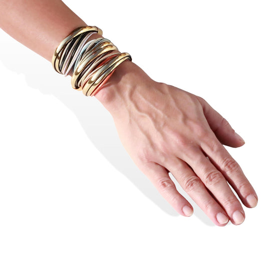 Terra Sahra Classic Bracelet Set In Gold